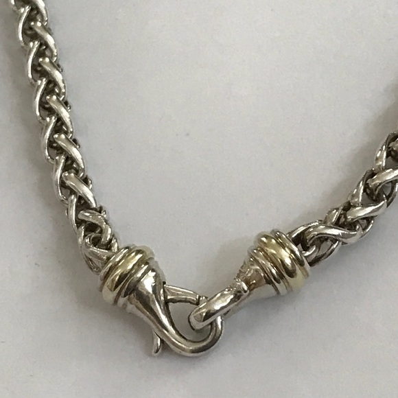David Yurman 8 6mm Wheat Chain Necklace 